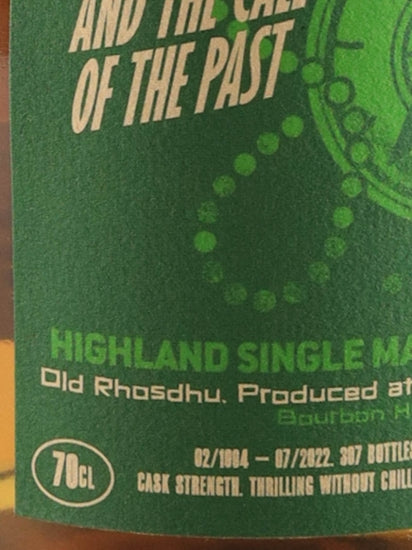 Cask Noir Old Rhosdhu 28 Year Old 1994