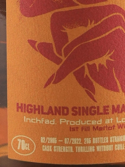 Cask Noir Loch Lomand 17 Year Old 2005