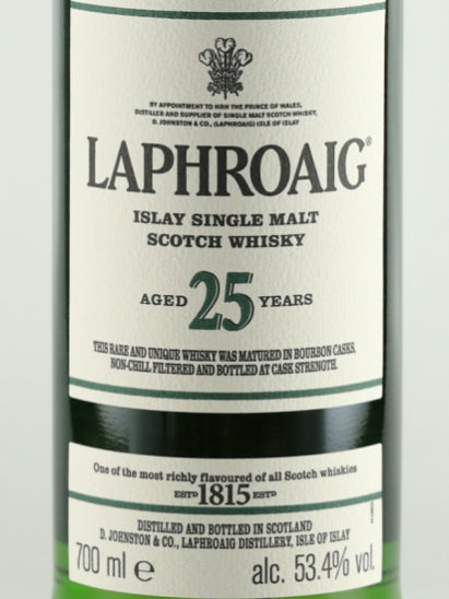 Laphroaig 25 Year Old Cask Strength 2022 Release