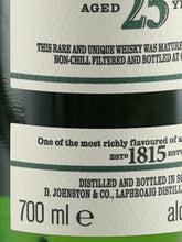 Load image into Gallery viewer, Laphroaig 25 Year Old Cask Strength 2022 Release