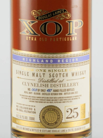 Extra Old Particular Clynelish 25 Year Old 1996