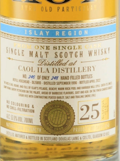 Extra Old Particular Caol Ila 25 Year Old 1996