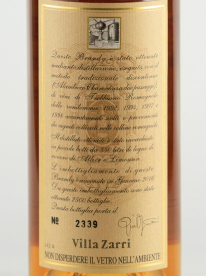 Villa Zarri Brandy 16 Year Old