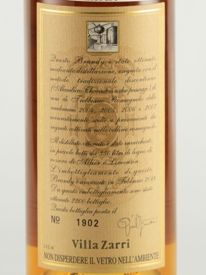 Villa Zarri Brandy 10 Year Old