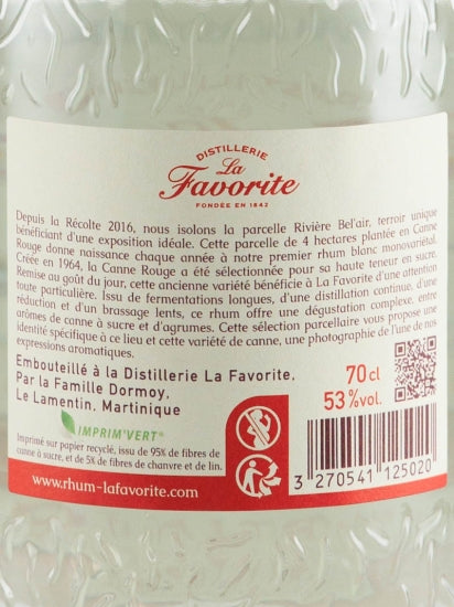 La Favorite Blanc Rivière Berre 2021