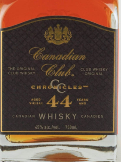 Canadian Club Chronicles 44 Year Old