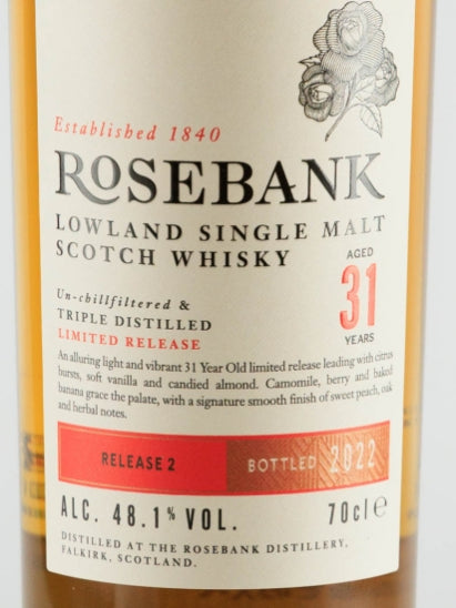 Rosebank 31 Year Old Release 2