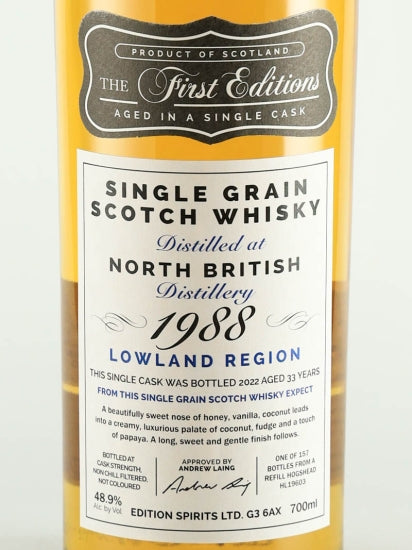 First Editions North British 33 Year Old 1988