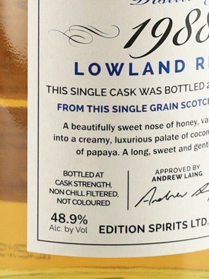 First Editions North British 33 Year Old 1988