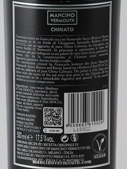 Mancino Vermouth Kinato