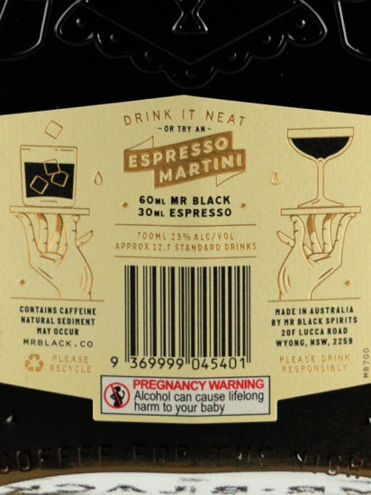 Mr Black Cold Brew Coffee Liqueur