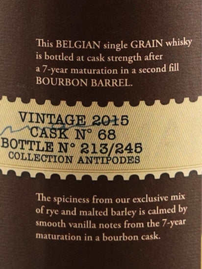 Breckman 7 Year Old 2015 Antipodes