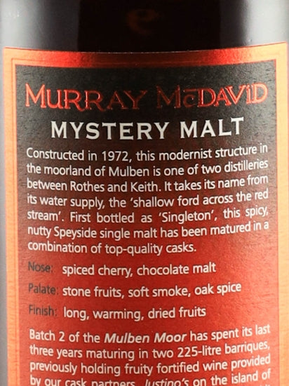 Murray McDavid Mystery Malt 9 Year Old 2012