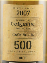 Load image into Gallery viewer, Kingsbury Gold Dailuaine 14 Year Old 2007