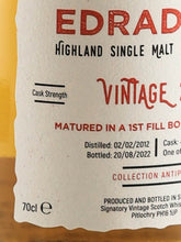Load image into Gallery viewer, Edradour 10 Year Old 2012 Bourbon Antipodes
