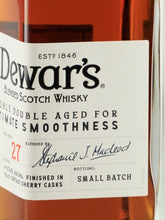 Load image into Gallery viewer, Dewar's Double Double 27 Year Old