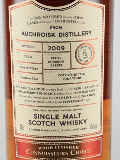 Connoisseur's Choice Wood Finish Auchroisk 13 Year Old 2009