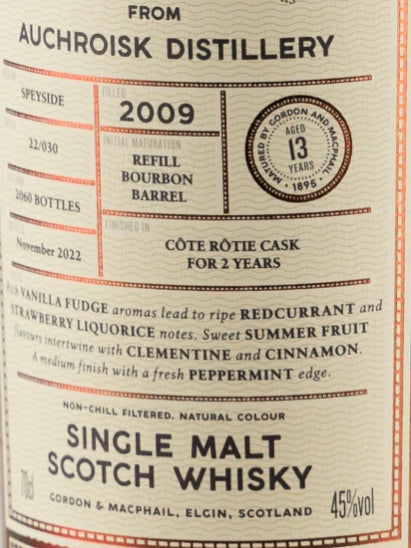 Connoisseur's Choice Wood Finish Auchroisk 13 Year Old 2009
