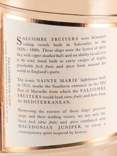Salcombe Gin Rose Saint Mary