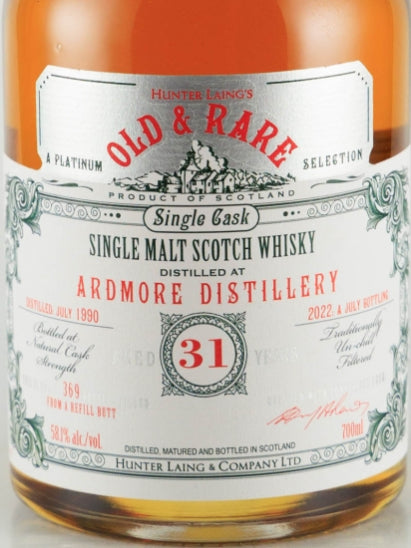 Old & Rare Ardmore 31 Year Old 1990