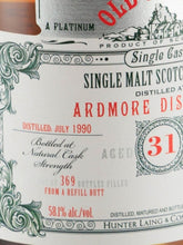 Load image into Gallery viewer, Old &amp; Rare Ardmore 31 Year Old 1990
