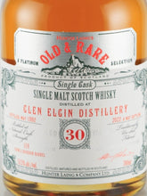 Load image into Gallery viewer, Old &amp; Rare Glen Elgin 30 Year Old 1992