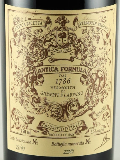 Carupano Antica Formula