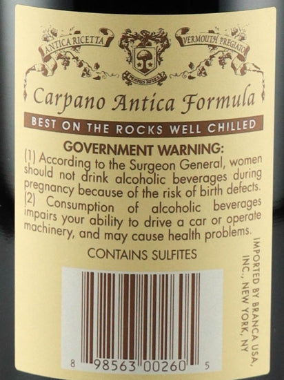 Carupano Antica Formula