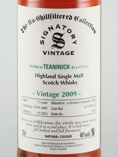 Signatory Teaninich 13 Years 2009/2023-01 46%