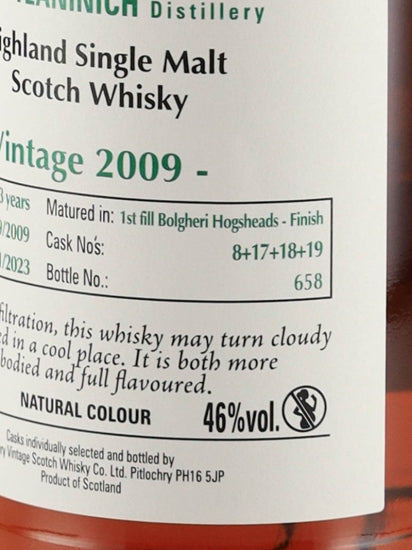 Signatory Teaninich 13 Years 2009/2023-01 46%