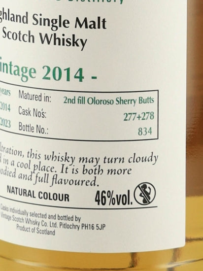 Signatory Ben Nevis 8 years 2014/2023-01 46%