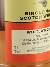 Load image into Gallery viewer, Signatory Whitlow 9 Year Old 2013 43%