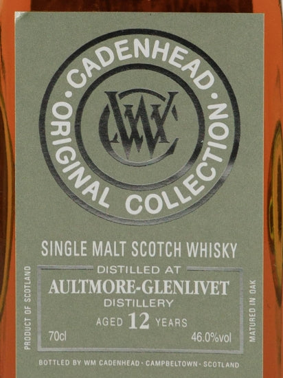 Cadenhead Original Collection Aultmore 12 Year Old