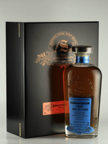 Signatory Bunnahabhain 50 Year Old 1968 30th Anniversary