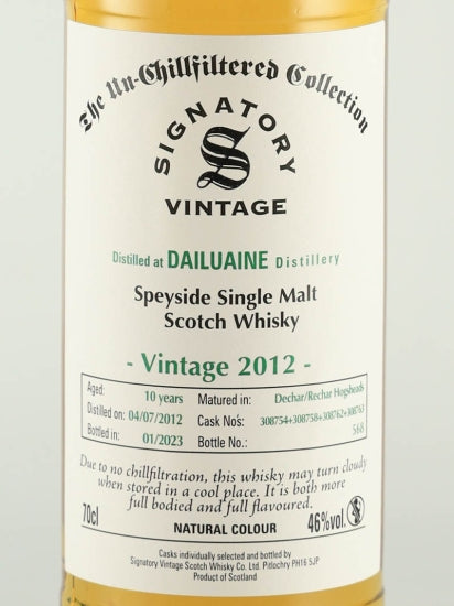 Signatory Dailuaine 10 Year Old 2012
