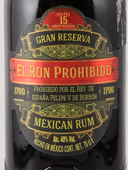 El Ron Prohibido 15 Year Old 700ml (Parallel Import) - image 2