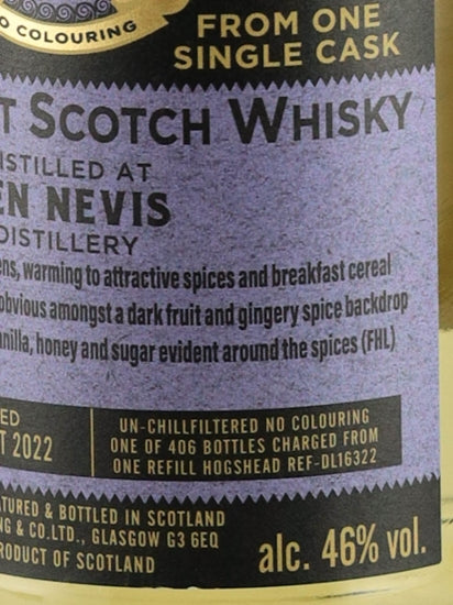 Provenance Ben Nevis 8 Year Old 2014