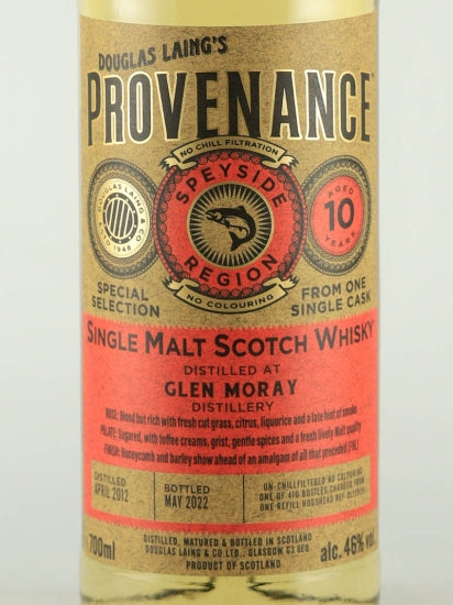 Provenance Glenmorangie 10 Year Old 2012