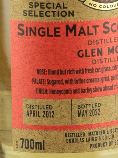 Provenance Glenmorangie 10 Year Old 2012