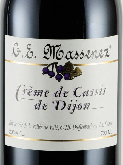 Massenez Crème de Cassis de Dijon