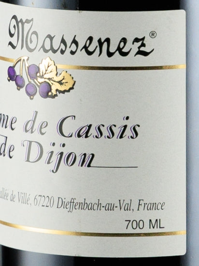 Massenez Crème de Cassis de Dijon