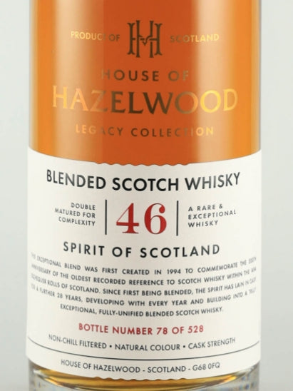 Legacy Collection Spirit of Scotland 46 Year Old