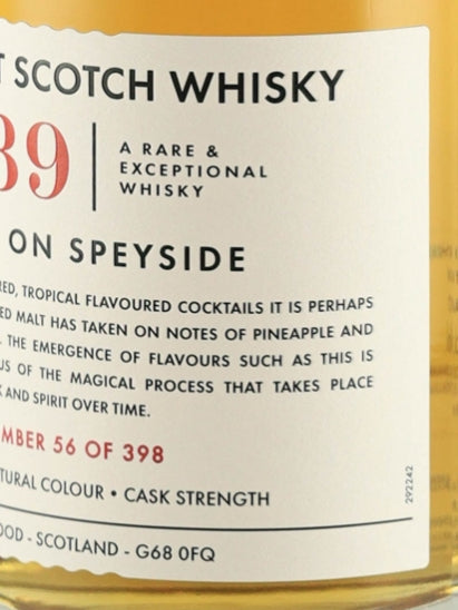 Legacy Collection Sunshine on Speyside 39 Year Old