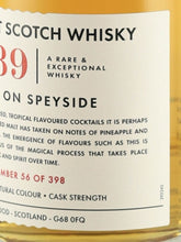 Load image into Gallery viewer, Legacy Collection Sunshine on Speyside 39 Year Old