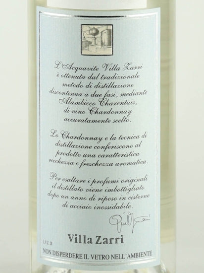 Villa Zarri Acquavite Chardonnay