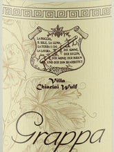 Load image into Gallery viewer, Villa Chiarini Wulf Grappa Bianca