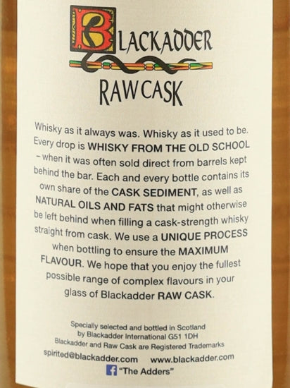 Black Adder Raw Cask Ardmore 11 Year Old 2010 Peated