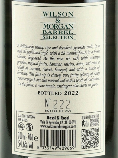 Wilson & Morgan Linkwood 15 Year Old 2007 54.6% - image 6