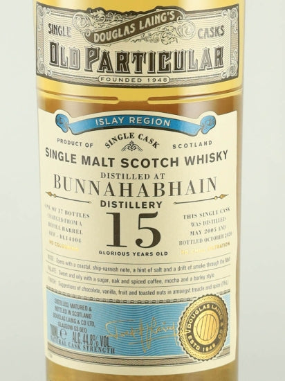 Old Particular Bunnahabhain 15 Year Old 2005