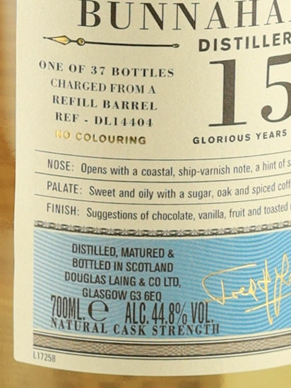 Old Particular Bunnahabhain 15 Year Old 2005